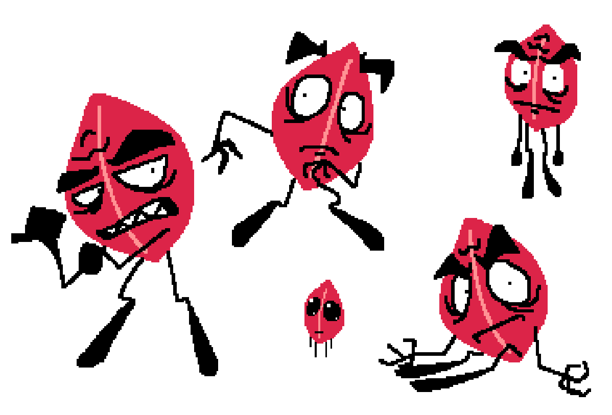 evil leafy doodles that I dont think I ever posted..?