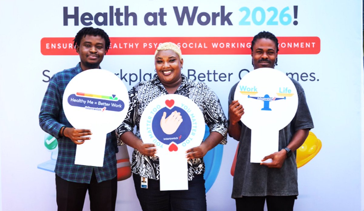 At Interswitch, safety isn’t a 'back-office' function, it is the real-time engine behind every successful transaction we process!

As we celebrate World Health &amp; Safety at Work Day, we reiterate our commitment to building an environment that works.

#TheSwitch
#SafetyStartsWithMe