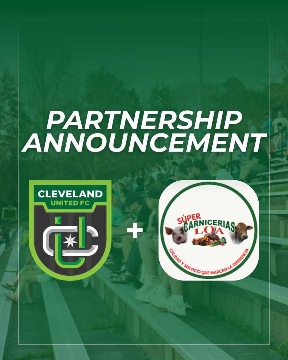 ClevelandUtdFC's tweet photo. New partnership
We're proud to partner with Súper Carnicerías Loa and to have Ricardo Larios part of this journey, kicking things off with the coin toss this past Saturday.
Cleveland is building something special, together. #SamosCUFC #WeAreCUFC https://t.co/3cNbiWCbuD