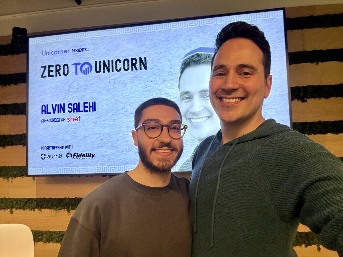 ethankeshishian's tweet photo. “Persistence often requires some delusion.”

Last week, I sat down with @alvinsalehi_, co-founder of @OrderShef, for a candid fireside in SF. That line alone was worth the trip.

Here are just a couple of the valuable lessons Alvin shared 🧵 https://t.co/5gWPY3dC31