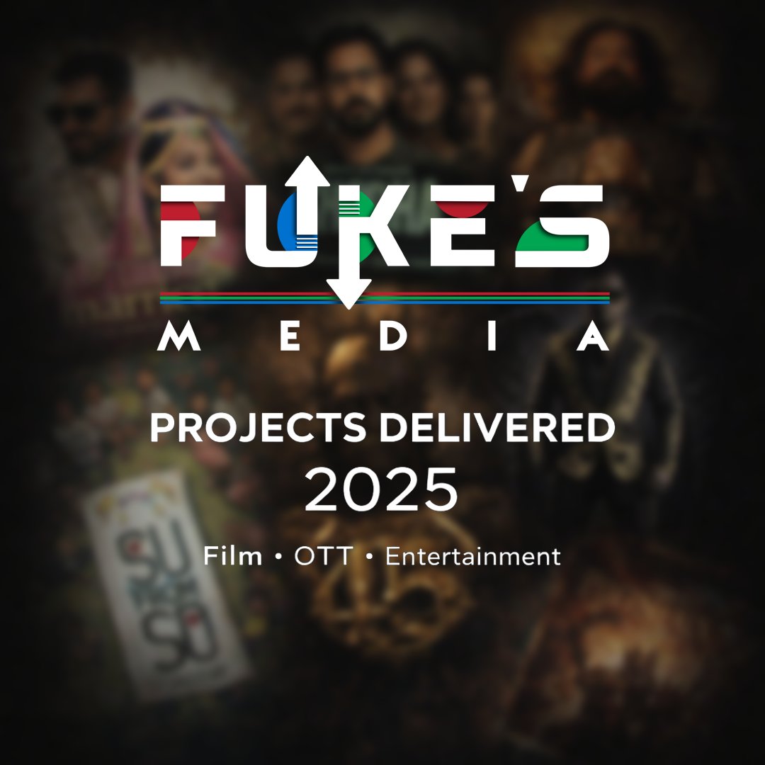 FukesMedia's tweet image. 2025 was built on delivery. Not noise.

6 projects. Different demands. Same standard.

A look at the work we delivered across: 

Just Married
Su From So
Vrushabha
Shodha
Devil
Cult

#FukesMediaLLP #VFX #PostProduction