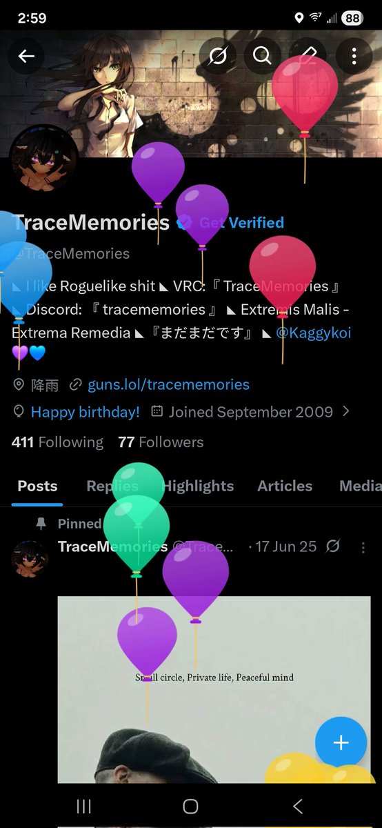 TraceMemories tweet media