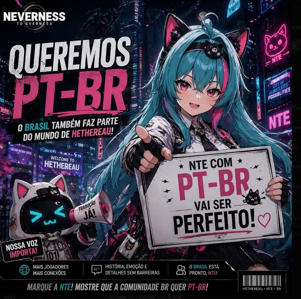 HanrryStolze's tweet photo. @NTE_GL Dá essa força Hotta Estudios, nao fiquem bravos pelo ToF. Adoraria Dublagem também, mas uma legenda me animaria mais a cashar no game e nao dropar tão cedo, que ganha mais é vocês, pensem nisso. 😏😌 https://t.co/nxmXVN2XJP