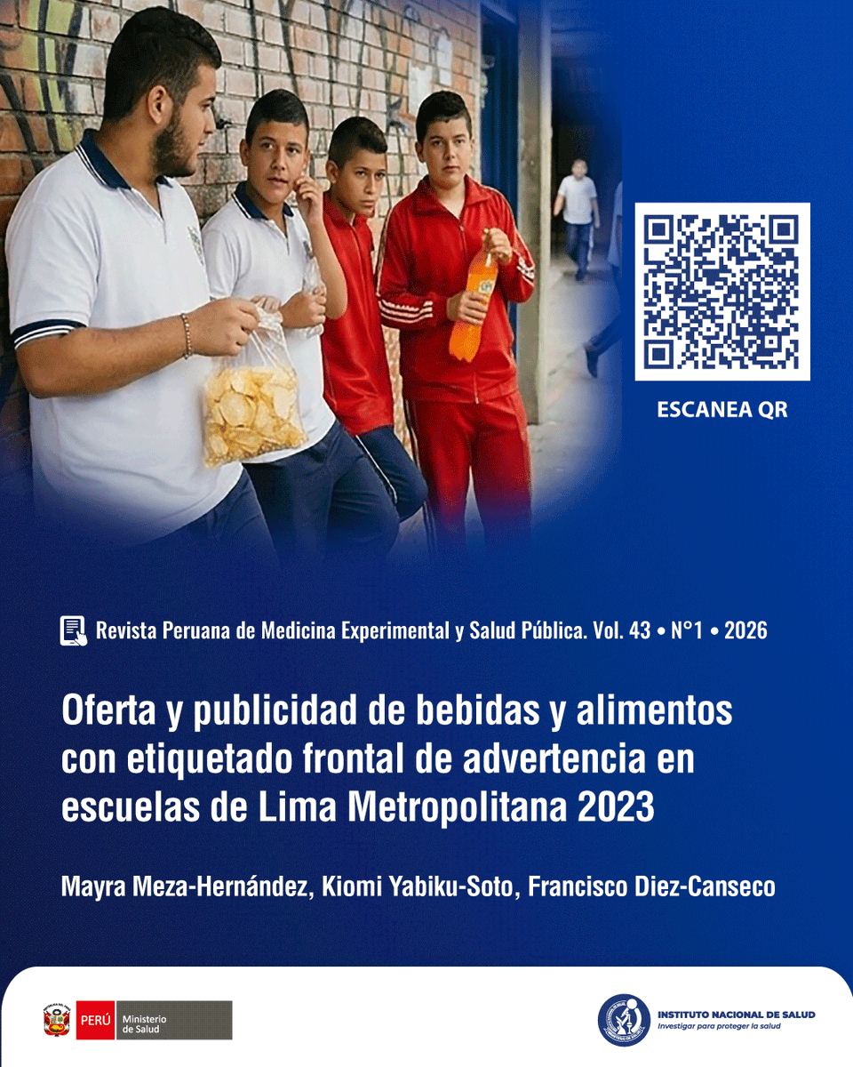 RPMESP's tweet photo. Se evidencia la exposición de escolares a entornos alimentarios no saludables y el incumplimiento de las regulaciones que prohíben la venta de alimentos con octógonos dentro y alrededor de las escuelas.
✅https://t.co/1eOfPiR6wf
#alimentosprocesados #escolares #octógono #escuelas https://t.co/EkADbWFdyz