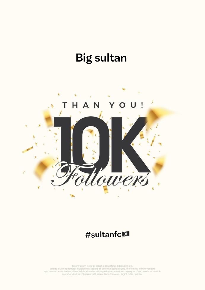 spacefundz's tweet photo. Big congratulations to #sultanfc π΄ββ οΈβ¦ Weβre 10k stronger now!
We started from 0 β see where we are today.
Thanks for the support, likes, reposts, quotes, and comments. May God Almighty reward you with happiness π https://t.co/fVWK9Adj8Y