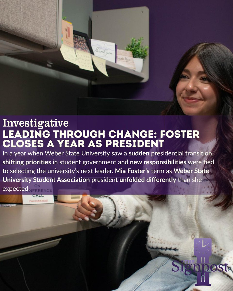WSUSignpost's tweet photo. ⬆️ ⚖️ Read the whole story on our website, the link can be found in our bio, or on our newsletter!

✍️: James Gordon | Managing Editor, The Signpost
📸: Gavin Olson | Assistant Photography Editor, The Signpost

#WeberState #WSUSA #StudentLeadership #CampusNews https://t.co/e5OoPg5IqR