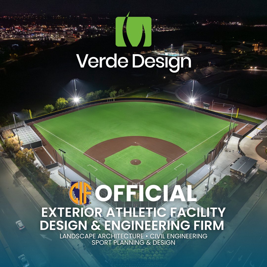 CIFState's tweet image. Thoughtful athletic facility design supports athlete safety, performance, and long-term field durability throughout the season.

Check out our latest newsletter here:
ow.ly/ixlm50YOLrr

#VerdeDesignInc #LandscapeArchitecture #CivilEngineering #SportPlanningandDesign