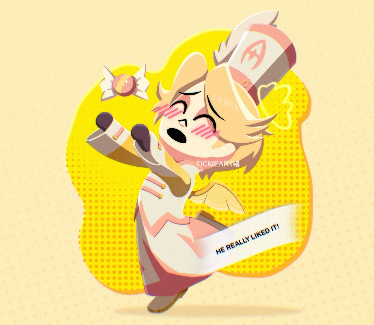 TickieArt's tweet photo. 🥳 Happy (1 day late but drew it 2 days ago) birthday Patrick Stump (Abel)!! Lmaooo 💖💖

#hazbinhotelabel #hazbinhotel #fanart #tomodachilife #hazbinhotelfanart https://t.co/ivVtSM0wRW
