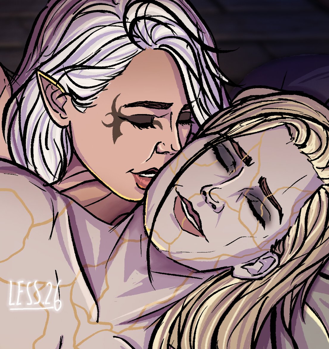 Stach_Less's tweet photo. Moon lesbians full version on my p4treon :) https://t.co/3jq6EWc7uk