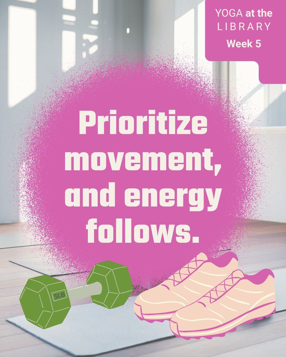 ucsdlibrary's tweet photo. ✨ Prioritize movement, and your energy will follow! 🤸‍♂️ Join us for another week of Vinyasa Flow.

📅 Thursday, April 27 | 10-11 a.m.
📍 Geisel Library, Geisel Meeting Room (1st Floor East)

🔗 Learn more: https://t.co/drxNzy9rAL

#UCSDLibrary #UCSD #YogaAtTheLibrary #UCSDRec https://t.co/0seiJWvQ9c