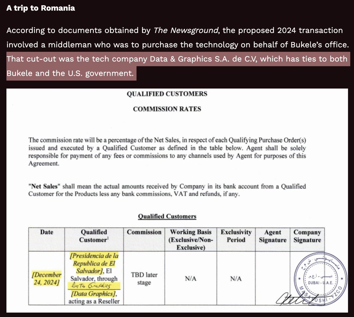 jsrailton's tweet image. WILD: After Pegasus scandal @nayibbukele's 🇸🇻El Salvador went hunting for...more spyware.

Destination: 🇷🇴#Romania

And "better than Pegasus" spyware delivered by clicks or ads for $10.9 million.

Cut-out: A vendor to El Salvador's election system that also took $1.3m in US