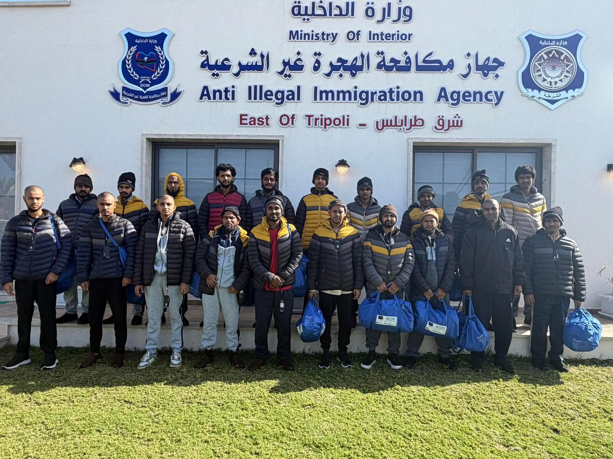 rgowans's tweet image. #Libya 23.04.26 - DCIM repatriated from East Tripoli Immigration Detention Center in Tajoura 21 #migrants of Bangladeshi nationality via Mitiga International Airport in Tripoli. #migrantcrisis #DontTakeToTheSea #seenotrettung #Frontex