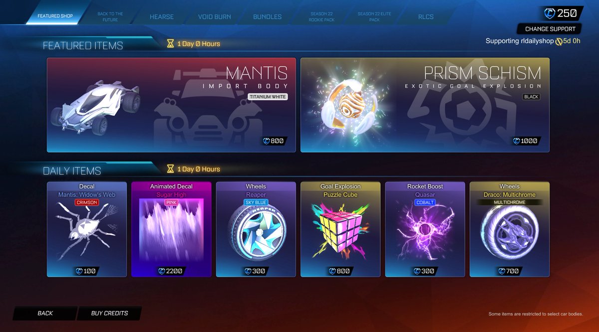 Rocket League Shop tweet media