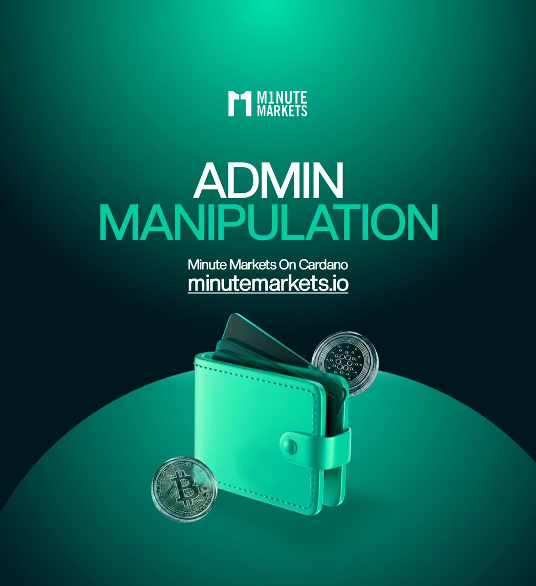 Minute Market is a P2P prediction market, so our team can only modify protocol parameters, set fees and assign batchers.

We definitely cannot:

❌ Change a lockPrice after it's set
❌ Alter round outcomes
❌ Touch your funds after lock

The audited smart contracts draw run the