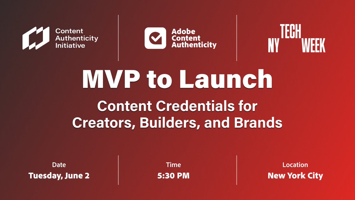 Content Authenticity Initiative tweet media