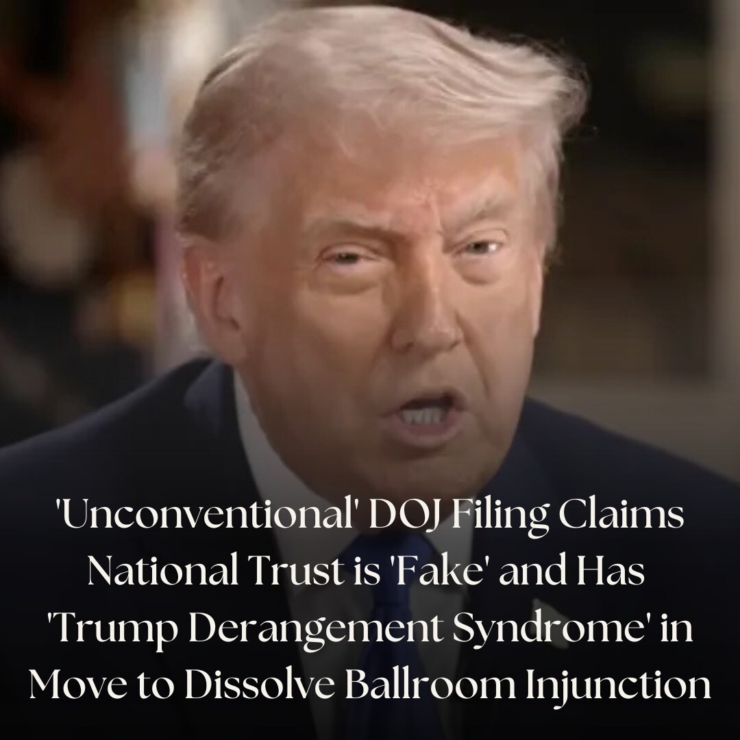 IBTimesUK's tweet image. A DOJ filing against the National Trust for Historic Preservation uses unconventional language, sparking debate over its style and substance.

#DOJ #Trump #Ballroom #USA  

Read More: ift.tt/OTGa5tA