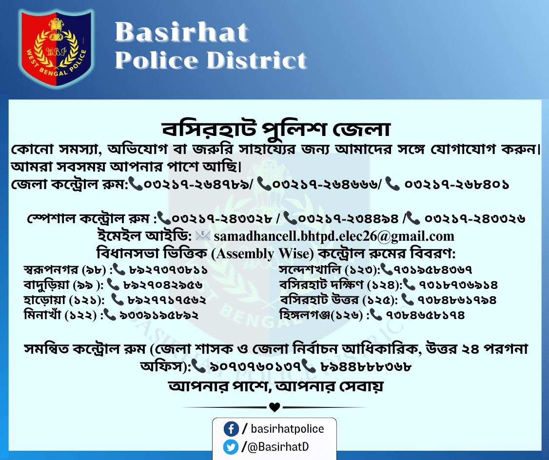 Basirhat Police District tweet media