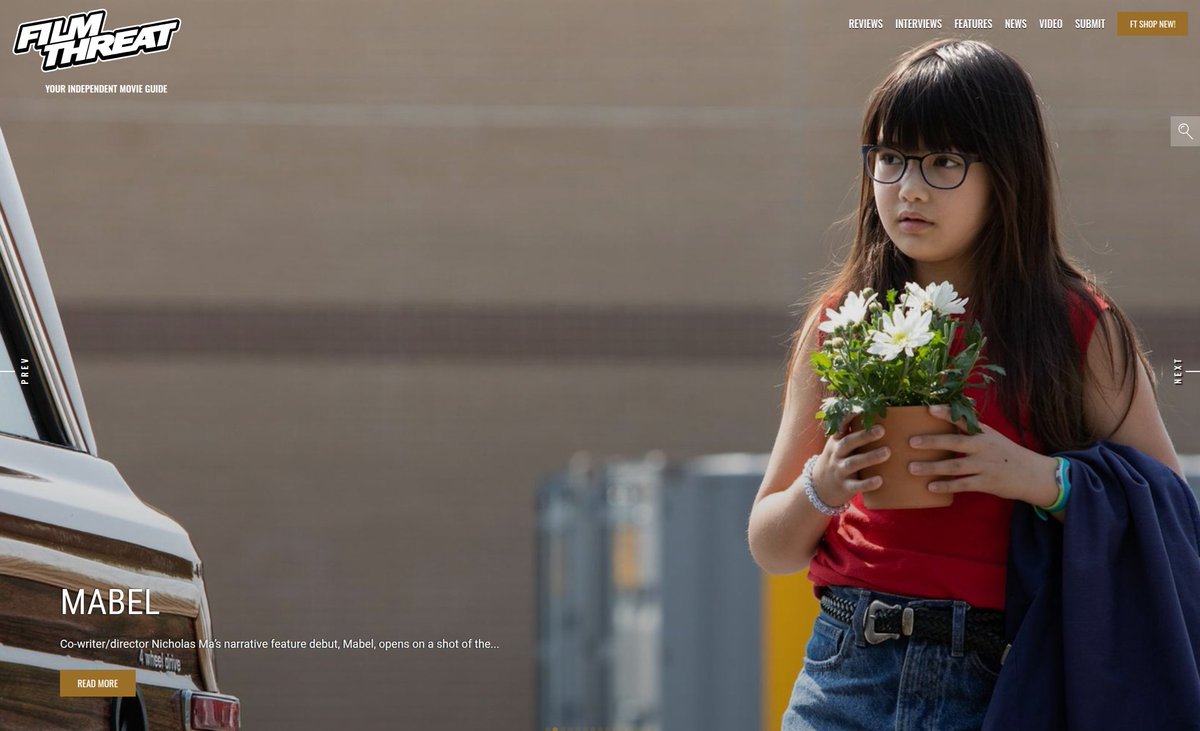 FilmThreat's tweet image. "…a simple but powerful screenplay..." Ben Glidden lays out in the sunshine next to Mabel.
filmthreat.com/reviews/mabel-… #SupportIndieFilm #Mabel #Drama #ComingOfAge