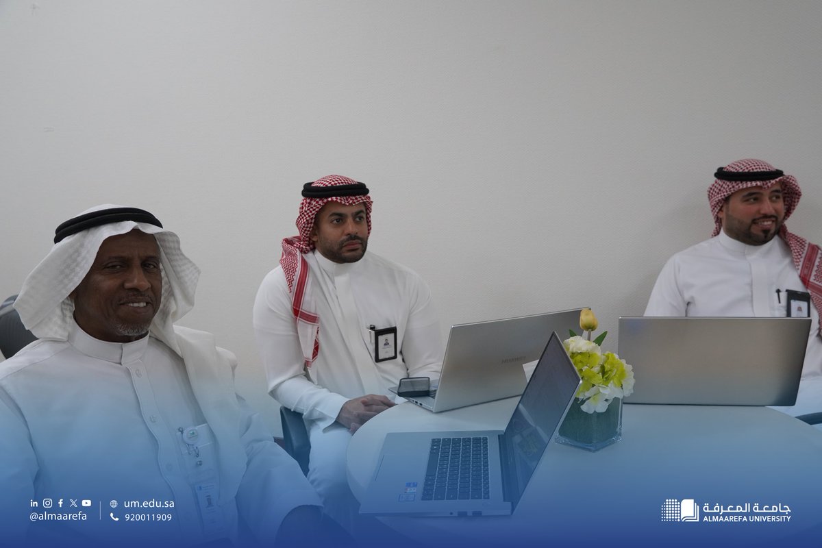 AlMaarefa's tweet photo. تعزيزًا لمسيرة الابتكار البحثي في #جامعة_المعرفة، أقيمت اليوم ورشة عمل بعنوان "أدوات الذكاء الاصطناعي للباحثين"؛ لتمكين منسوبي الجامعة من توظيف التقنيات المتقدمة في الارتقاء بجودة الممارسات البحثية وكفاءتها.
#عام_الذكاء_الاصطناعي_2026 https://t.co/BqVode5IQI