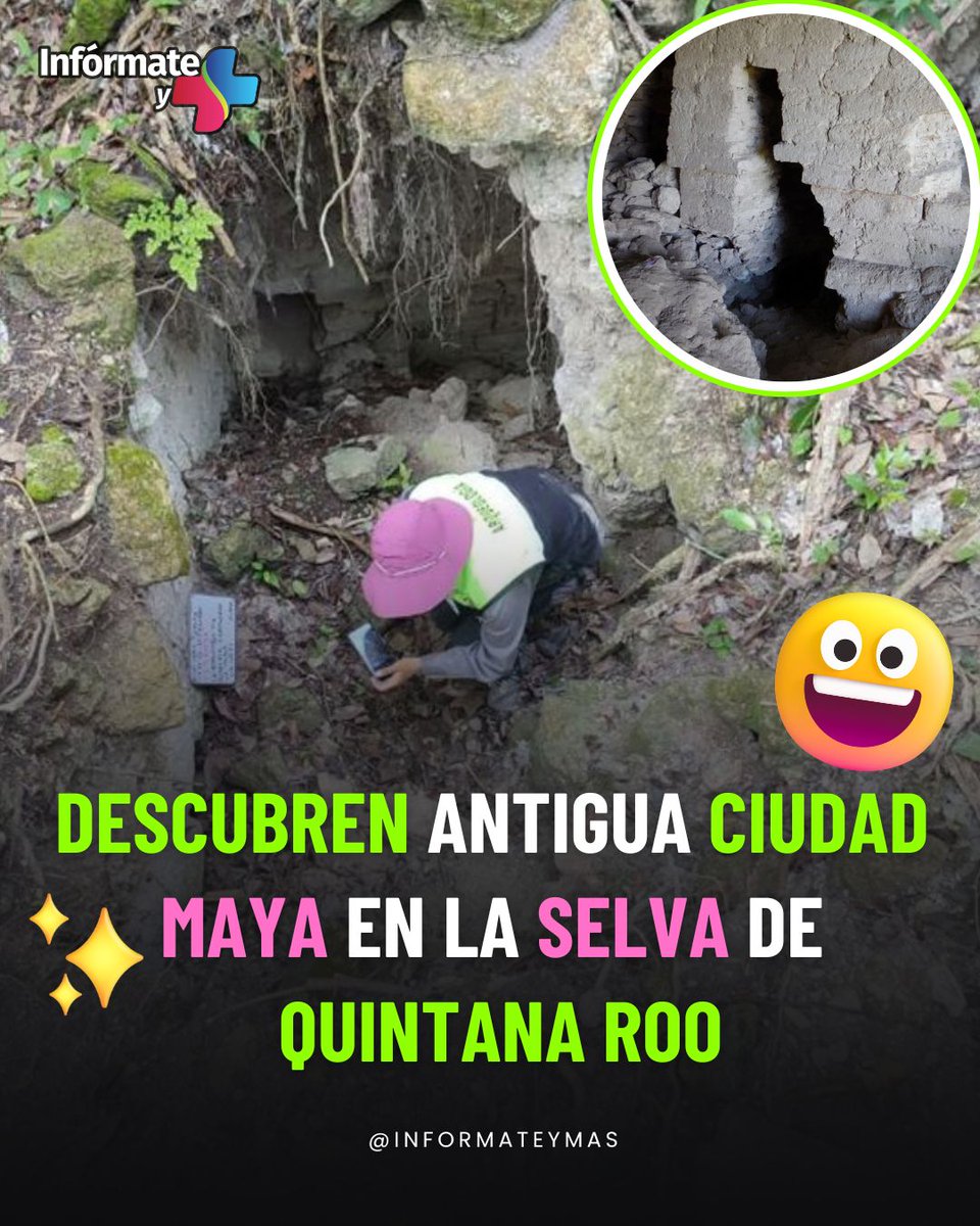InformateyMas's tweet image. #Nacional 
😱✨🇲🇽  El sitio, un antiguo asentamiento prehispánico que fue denominado como "El Jefeciño", fue dado a conocer por habitantes de la región.
Entérate:wp.me/p5mgZ1-13fs 👈🏻

#CiudadMaya #QuintanaRoo #INAH