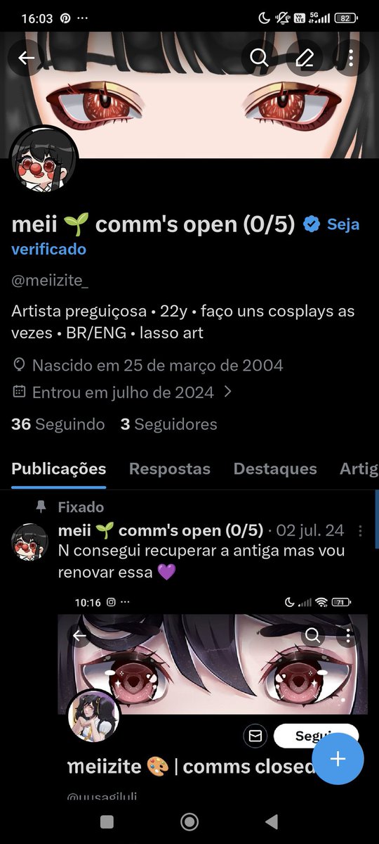 AcervoVexx's tweet photo. Acervos do mundo todo poderiam me dar um apoio na minha conta de artes, preciso mto d dinheirinho p poder sair de casa e viver minha vida 🥺 https://t.co/6Yc6KXBBbd