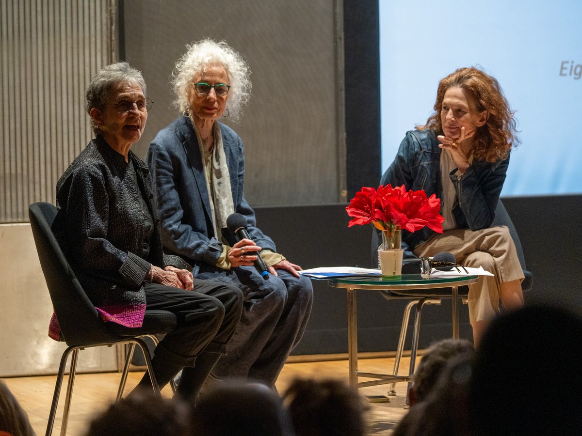nypl_lpa's tweet photo. We recently had a sold out house for Sara Rudner on stage with Wendy Perron and Jodi Melnick. Both Perron and Melnick worked with Rudner in different decades, and they spoke her career and the ways in which she challenged the conventions of concert dance. https://t.co/HuRexYBtv0