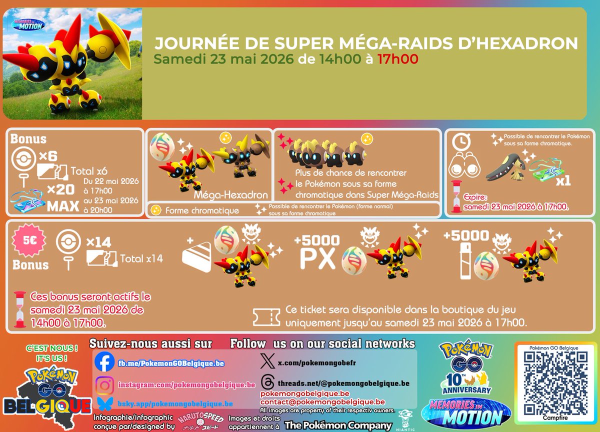 pokemongobefr's tweet photo. #PokemonGO #PokemonGOBelgique #PokemonGOBelgium #PokemonGoBelgium #pokemongofr #pokemon #pokemonfr #pokemongoapp #pokemongoappfr #PokémonGoBelgium #PokémonGoBelgique #Pokémon #Pokemon #pokemon #pokémonfr #Pokemonfr #pokemonfr #Niantic #megaraids #NarutospeedGOBelgique #Scopely #niantic #MemoriesInMotion