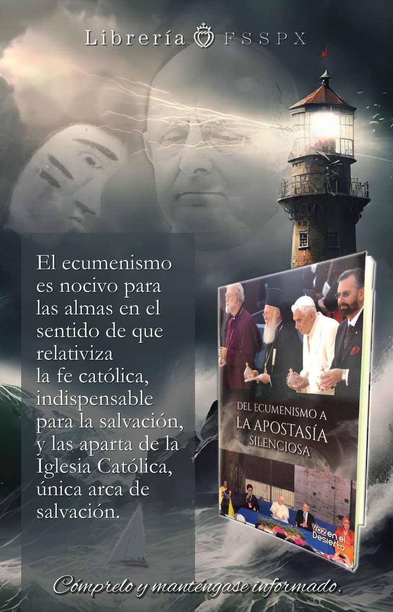 JuanRPAgaza's tweet photo. Será que después @Pontifex_es querrá hacer un festejo herético en aras de la UNIDAD "cristiana".

Con respeto SS @Pontifex_it @Pontifex_pt, la unidad necesaria es la de los católicos.

Por cierto, cuando la entrevista con El Superior General de la Fraternidad San Pío X? https://t.co/WhAiLz5PHo