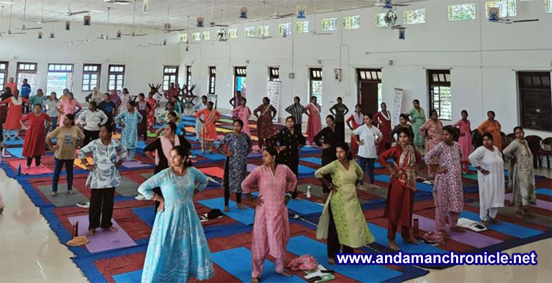 AndamanNews's tweet image. Two-Day Training Programme on Common Yoga Protocol Concludes #Andaman andamanchronicle.net/two-day-traini…