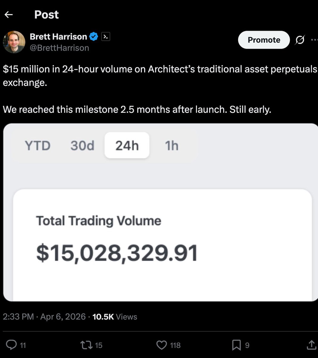 Brett Harrison tweet media