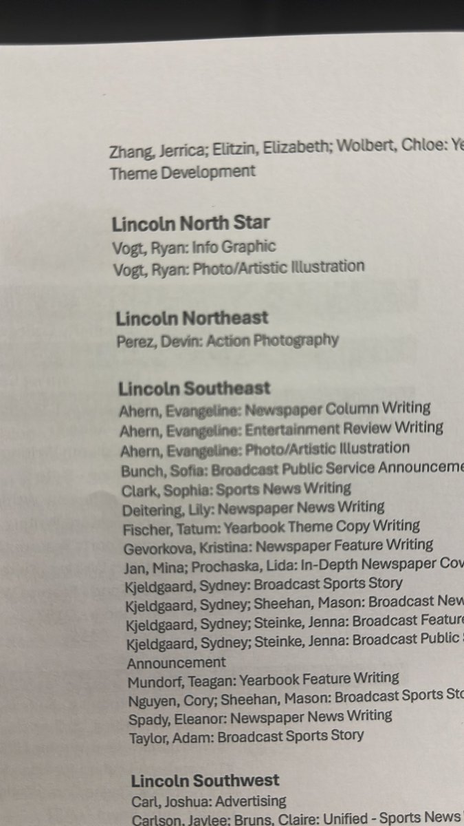RocketAthletics's tweet photo. Congratulations to Devin Perez for qualifying and winning a medal for Action Photography for the NSAA State Journalism Championships. We are just so proud of his accomplishments! We are awaiting his award! We are hoping for 1st place!! Go Rockets!! https://t.co/7bETwC1mHo