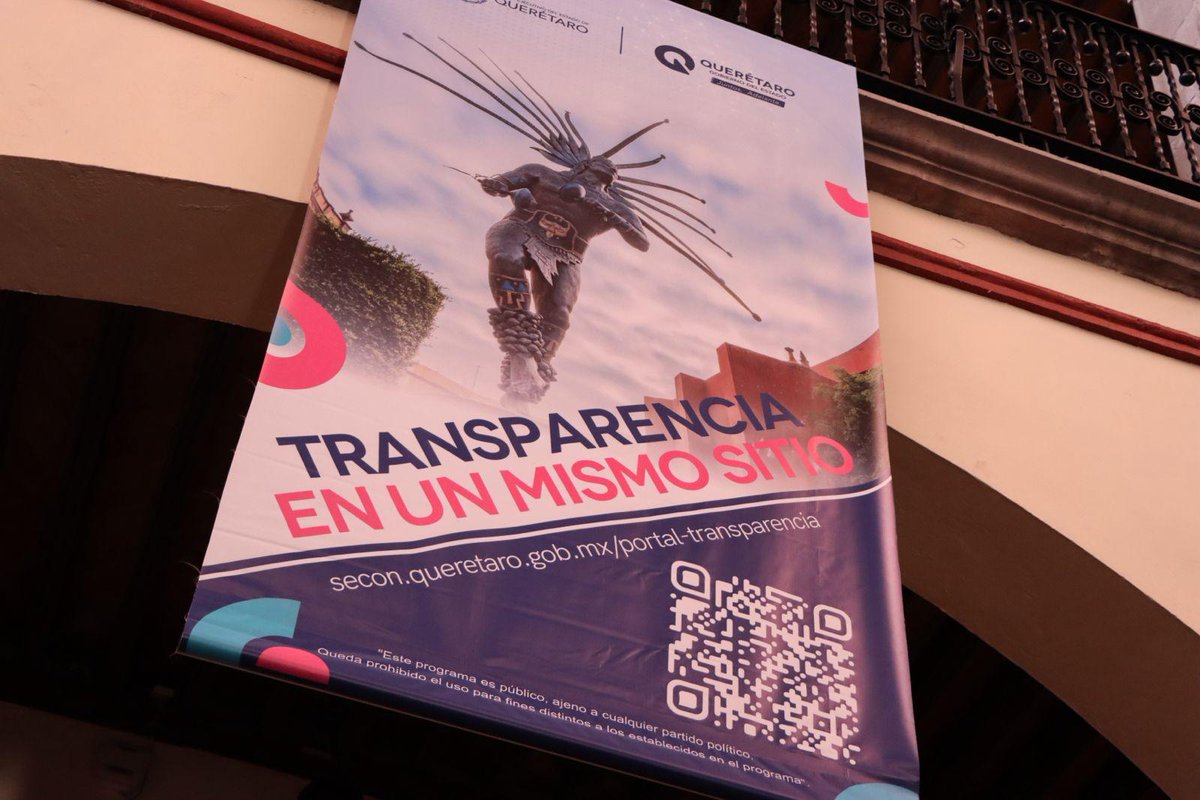 🙌🏼  “Transparencia en un mismo sitio”🔎secon.queretaro.gob.mx/portal-transpa… fue presentado  por el Secretario de la Contraloría, Oscar García González, en un evento que presidió el gobernador Mauricio Kuri González.  #Contigo #JuntosAdelante