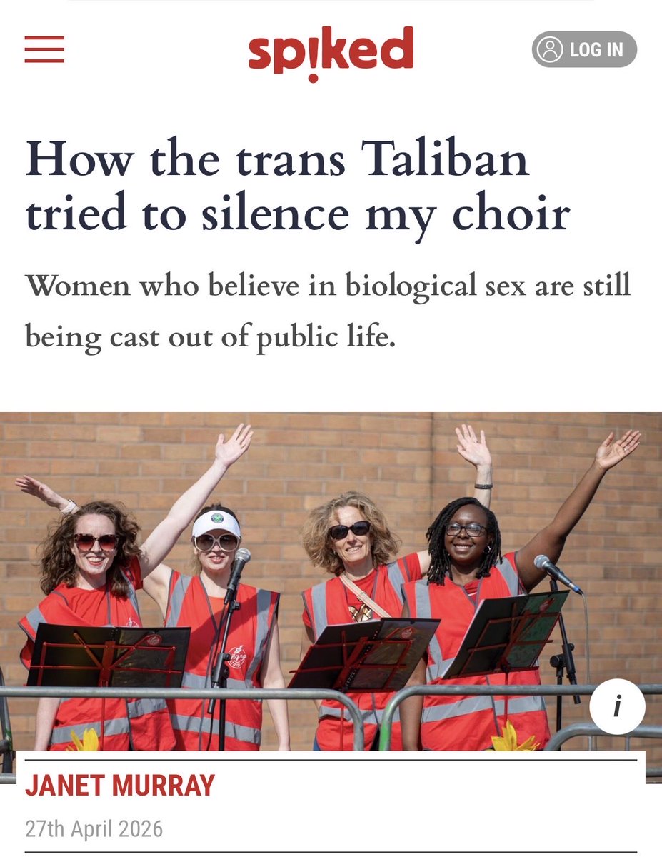 “You can’t get much more authoritarian than stopping women from singing for holding the ‘wrong’ views.”

Scope rescinded its invitation to the Singing Striders choir because a founding member, <a href="/jan_murray/">Janet Murray</a>, holds gender-critical views.

Such beliefs are protected under the