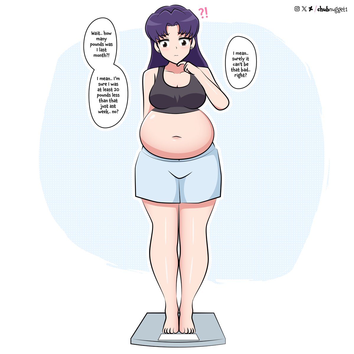 chubnugget1's tweet photo. Misato
(Comm for @plutonium431925) https://t.co/DBfRAiIU93