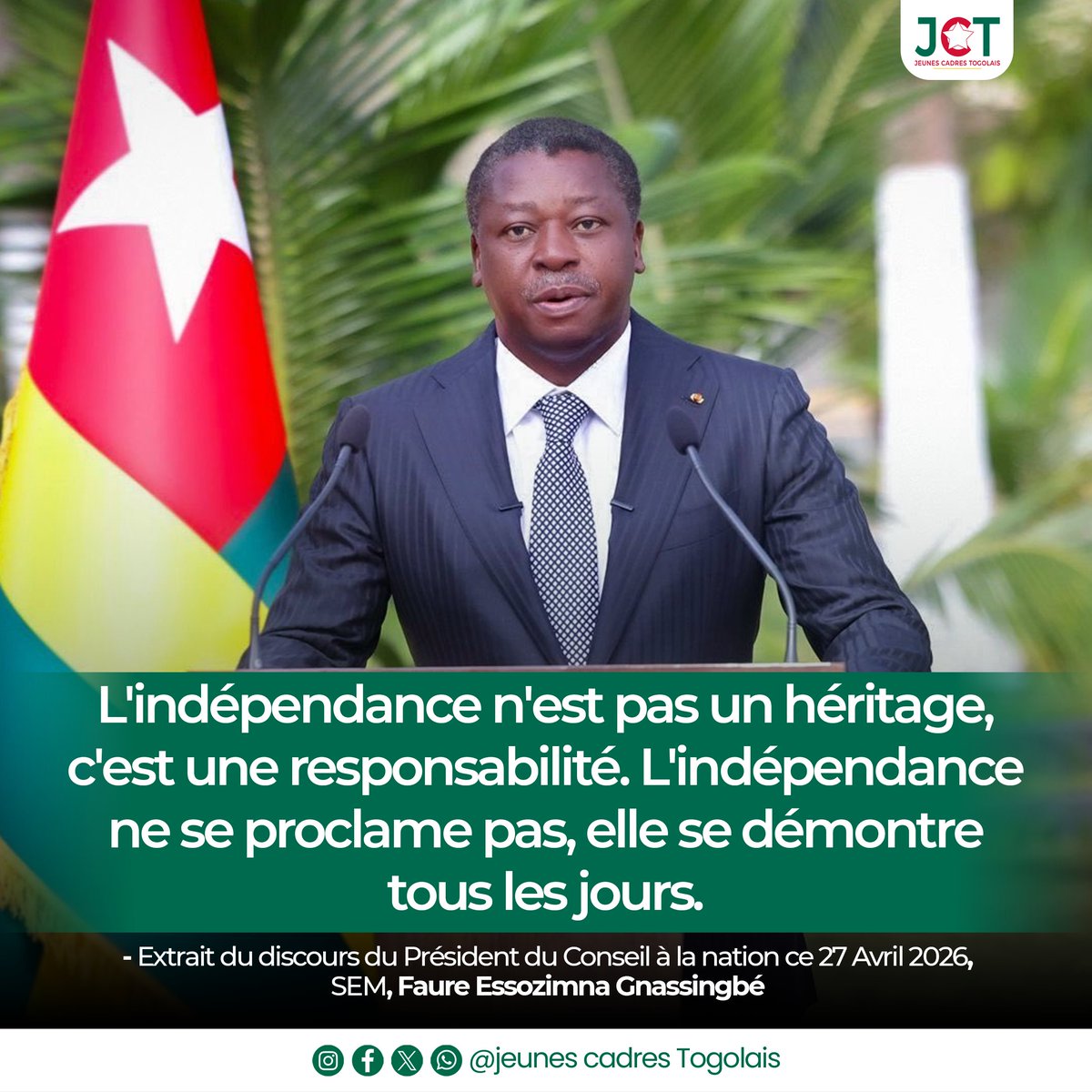 Jeunes Cadres Togolais tweet media