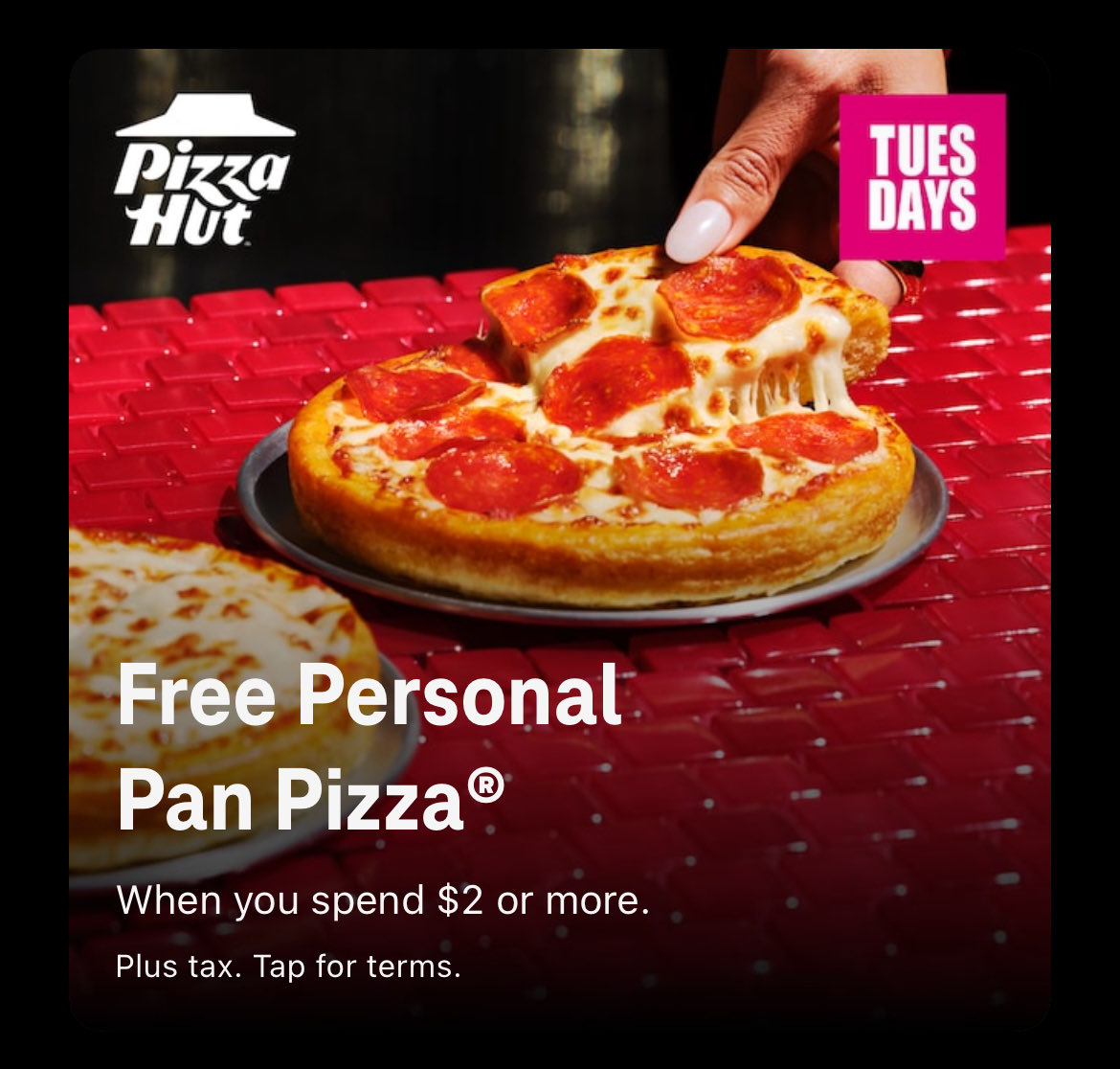 BrandNewLogicVL's tweet image. This week the freebie for T-Mobile customers through the T-Life app are Free Personal Pan Pizza after a $2 purchase and a free snack from 7Eleven or Speedway. 

#TLife #freebies #CheatCodesForLife
