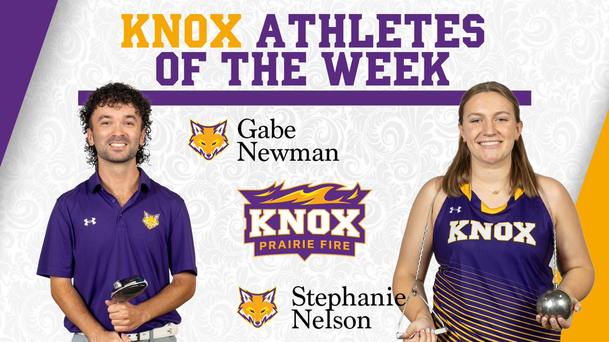 KnoxPrairieFire's tweet photo. Congrats to our Knox Athletes of the Week https://t.co/yTucpziJO3