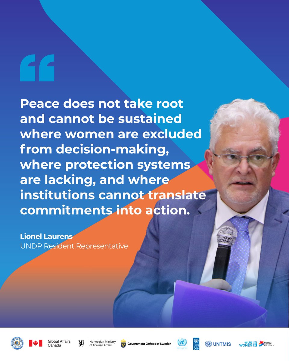 UNWomen_Somalia's tweet photo. Women's leadership and protection are not temporary initiatives. They should be consistently integrated into institutions and maintained over time.

#ForAllWomenAndGirls #WPS https://t.co/Uk3OaHwgP7