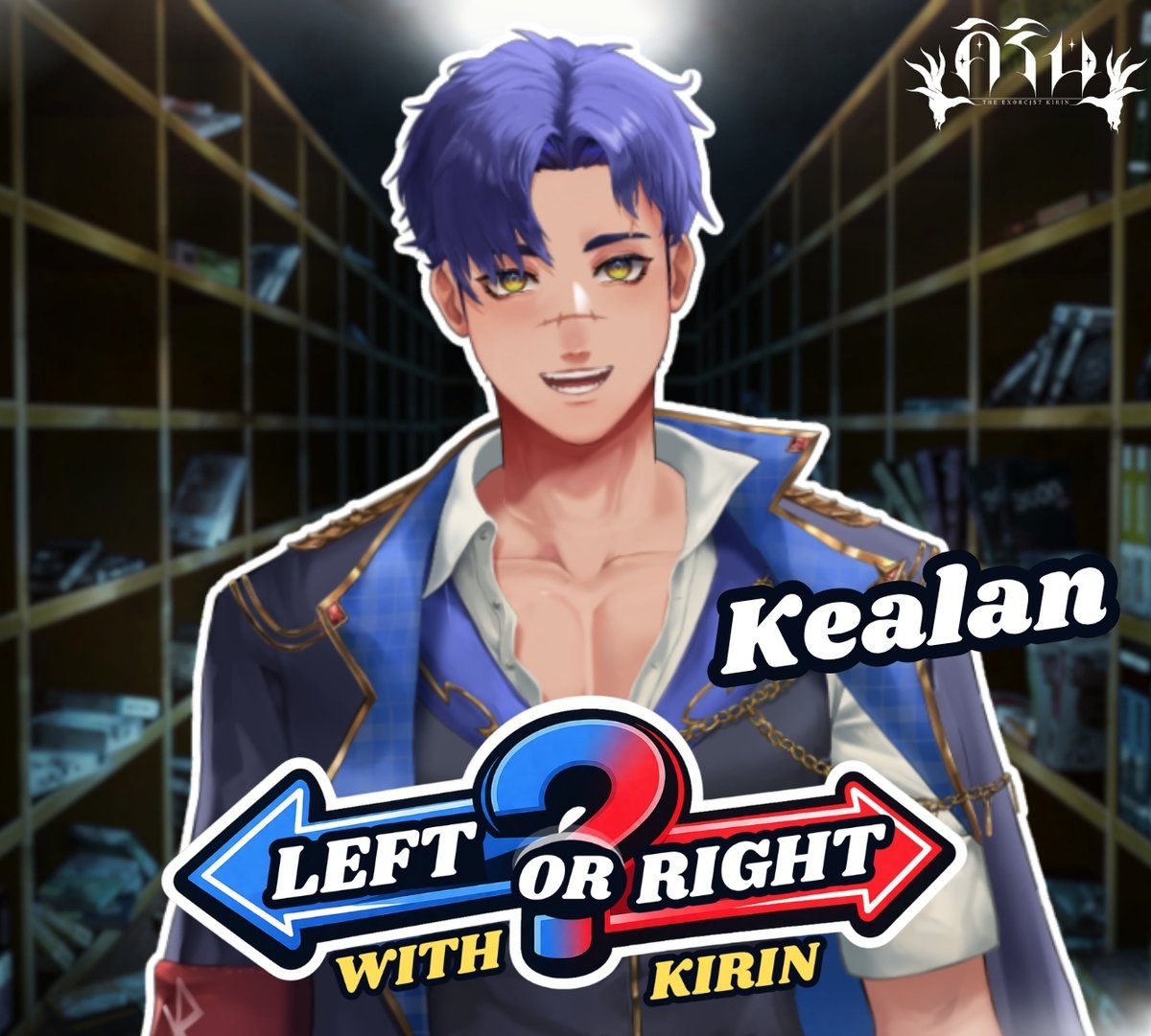 KirinVtuber's tweet image. 👤 เงาปริศนาคนนี้คือ @KealanHmm 
แขกรับเชิญใน EP:3 ของ 
&amp;gt; Left or Right with Kirin  
 โอชิใครบ้างเอ่ยยย ชูมือหน่อยย  
#LeftOrRightKirin #KirinVtuber #VTuberTH