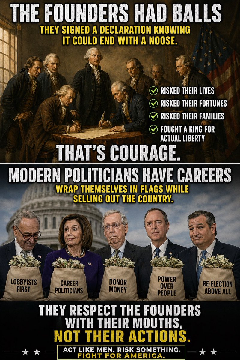 No- America was built because the founders had something most modern ...