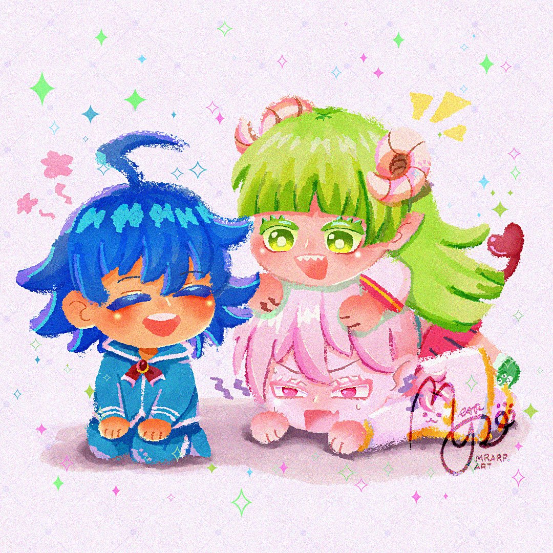 mrarp_art's tweet photo. …and in playful chaos, still soulmates at heart 
#mairuma #魔入間 #入間くん https://t.co/aN5oepkQVE