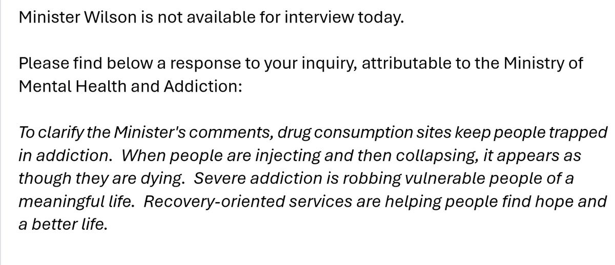 JSJamato's tweet image. Why did Alberta's minister of mental health and addictions say last week in the Legislature that he has watched people die in supervised consumption sites, where there are 0 recorded deaths? 

His office now says it appeared as though people were dying. #ableg #cdnpoli