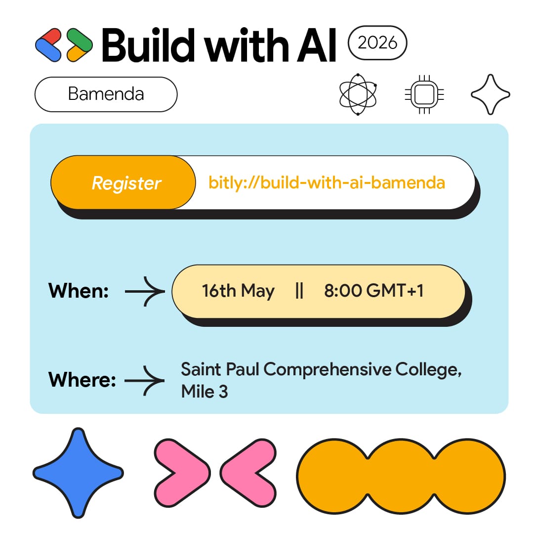 GDG Bamenda #BuildwithAI tweet media