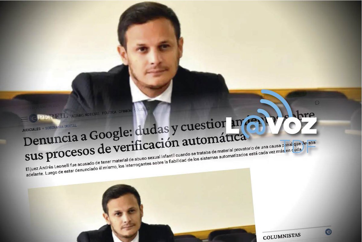LaVozTDF's tweet image. #Denuncia a #Google: dudas y cuestionamientos sobre sus procesos de #VerificaciónAutomática @googleargentina #AbusoSexualinfantil @justiciatdf #TierraDelFuegoAIAS @Google #Argentina @CorteSupremaAR #FinDelMundo @gramonet @guillermoworman @luiscastelli #TDF lavoztdf.com/denuncia-a-goo…