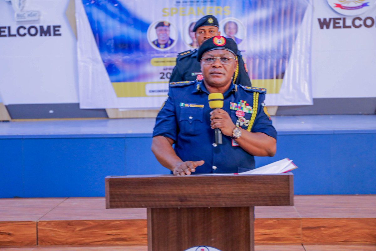 Fedfireng's tweet photo. PRESS RELEASE

FFS, NASRDA STRENGTHEN SAFETY TIES

FFS partnered with NASRDA at the 2026 safety event in Abuja; CGF Adeyemi spoke, and ASF II Ozokwere Ngozi was honoured for bravery.

https://t.co/ndYPBblphH https://t.co/gbvaUvAPho