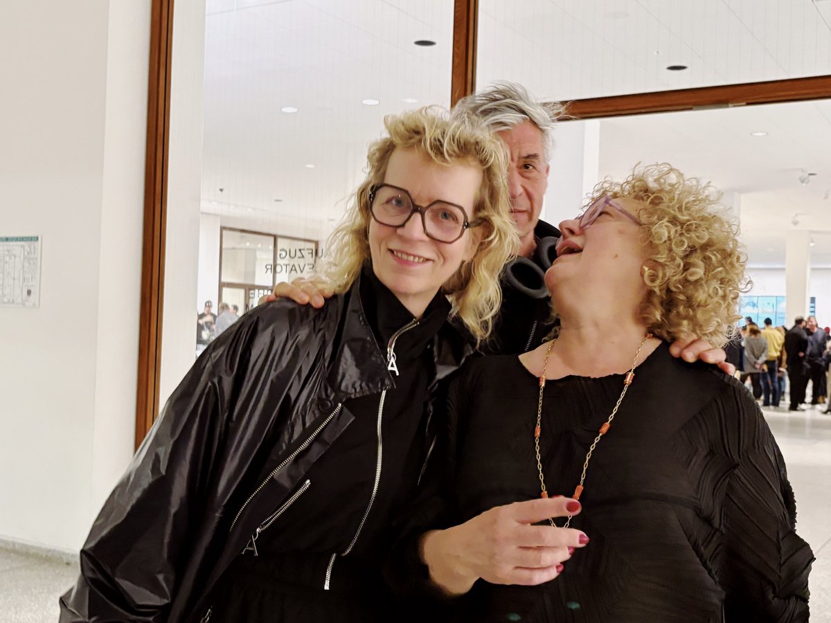 postanika's tweet photo. When you go to the Neue Nationalgalerie for Beeple and Maurizio Cattelan is also there. And Katharina Grosse, Rainald Goetz, and Carolyn Christov-Bakargiev. https://t.co/eELlF7mK5w