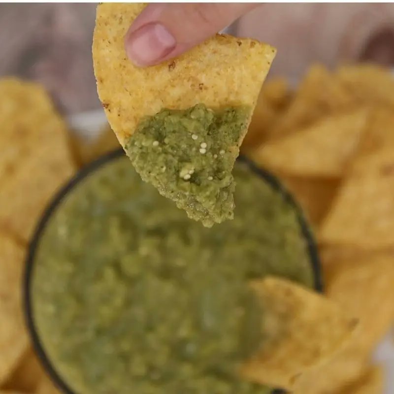 HalfBakedMediaX's tweet image. Looking for a delish Easy Sautéed #Salsa Verde? This daughter-created #recipe is tangy, vibrant, and spicy and certainly checks all the boxes—the perfect homemade salsa for tacos, chips, &amp;amp; more! 

Grab the recipe. halfbakedmedia.com/easy-sauteed-s… 
#halfbakedmedia #chipsandsalsa