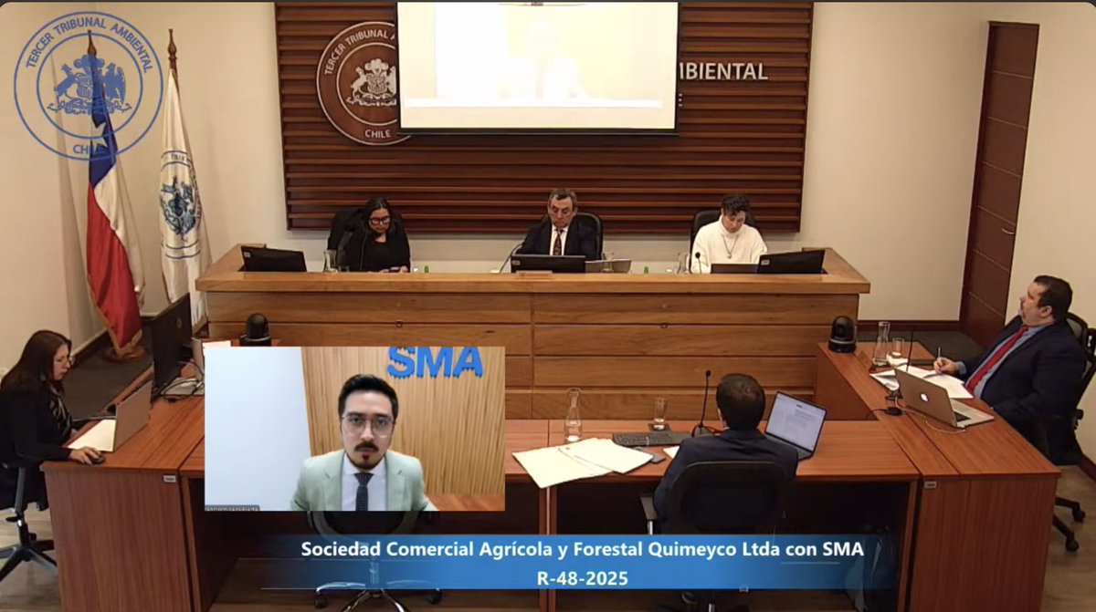 3tacl's tweet photo. NOTICIAS |@3tacl realizó audiencia de alegatos en reclamación contra #SMA por infracciones a Proyecto Piscicultura Quimeyco

⏩La empresa solicitó dejar sin efecto la decisión y que se declare decaimiento del procedimiento sancionatorio.

📍Noticias en https://t.co/uzwCl4wdBo https://t.co/AlR8e80C2i