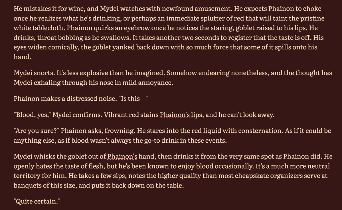 hhhhhh
demon au phaidei save me
a lot of casual gore to come tho help