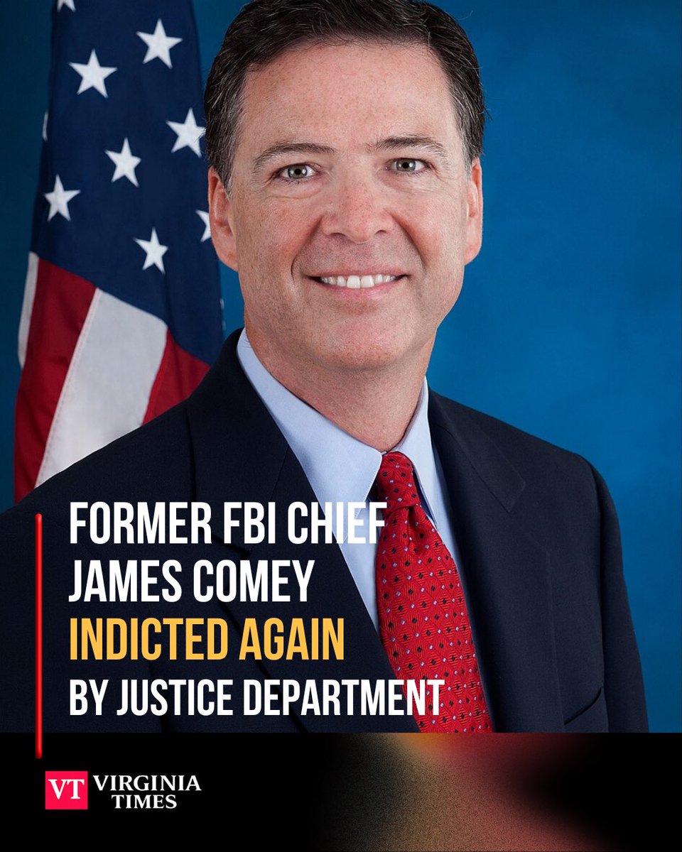 newsbreaknow's tweet image. Former FBI Director James Comey has been indicted again by the Justice Department, according to Reuters. The exact charges and venue were not immediately clear. #virginiatimesnow #NewsUpdate #TrendingNow #JamesComey #JusticeDepartment
👉 virginiatimesnow.com/james-comey-in…